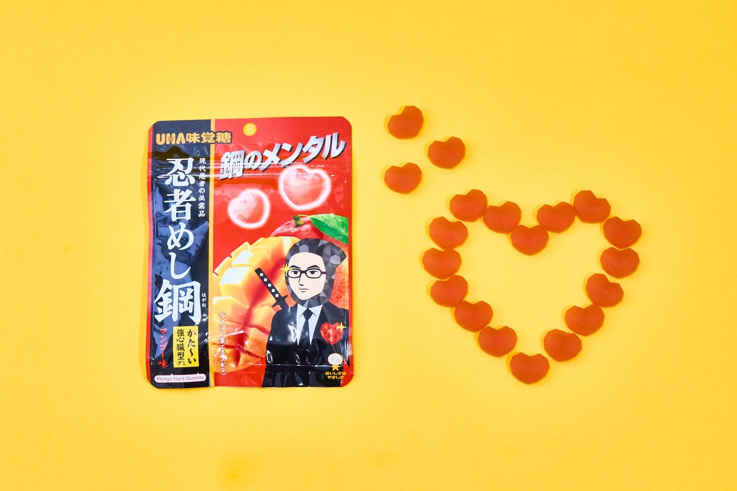 Gummy display in a Japanese convenience store