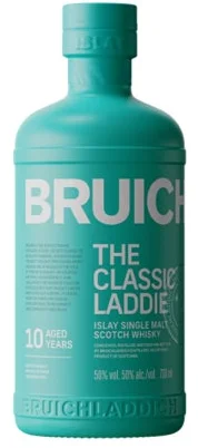 Tasting notes and golden liquid of Bruichladdich 10 Years