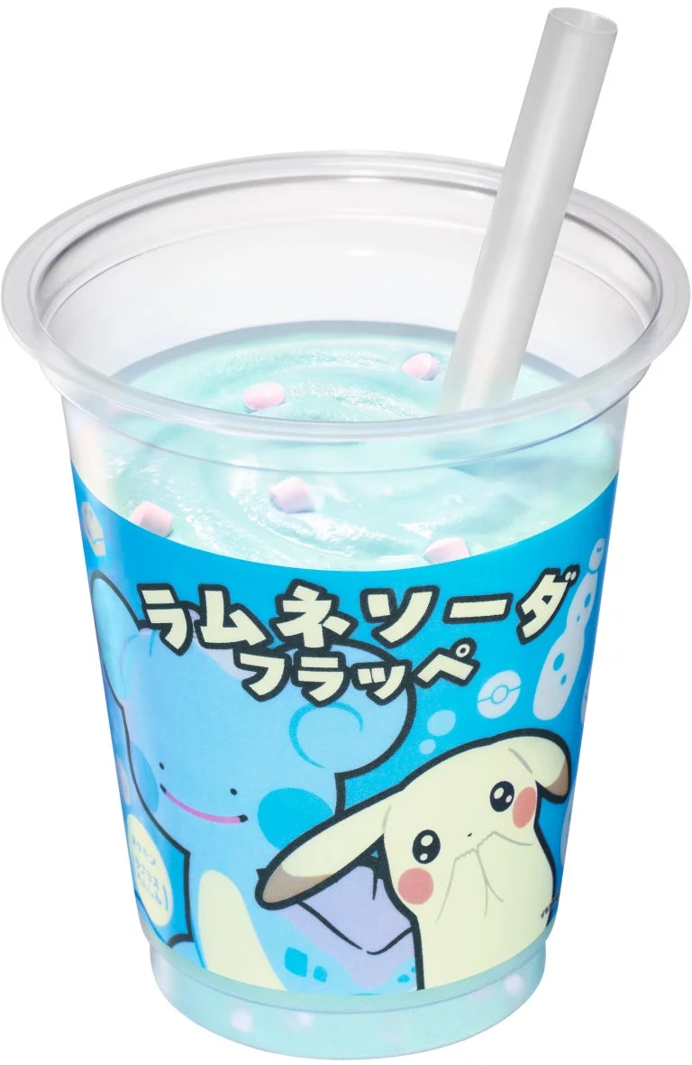 Ramune Soda Frappe featuring Lapras-transformed Ditto