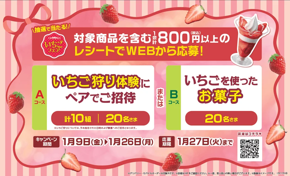 Strawberry Fair Promotional Materials Part 2 (Image is for illustrative purposes only.)