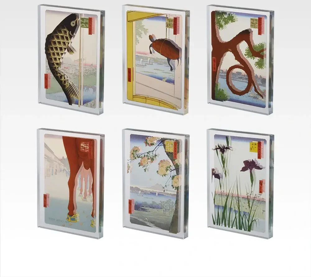 One Hundred Famous Views of Edo acrylic stands
