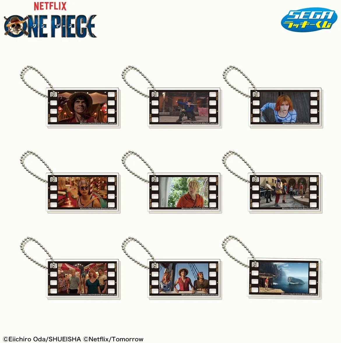 Film-Style Acrylic Keychains of Iconic Scenes