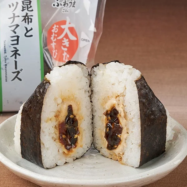 Big Onigiri with Kelp and Tuna Mayonnaise