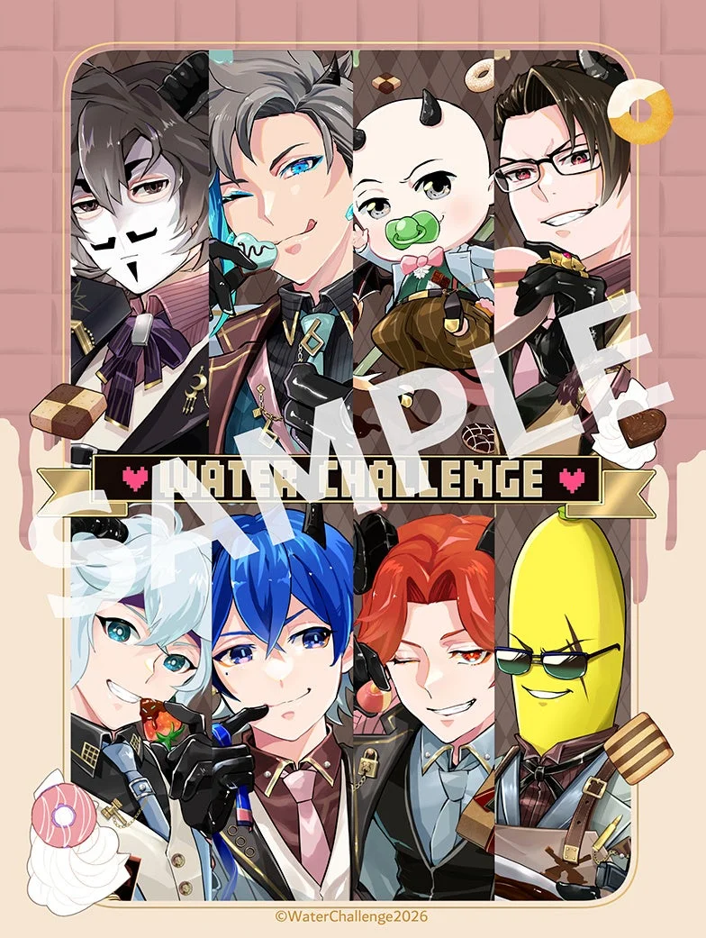 Water Challenge character photo print example