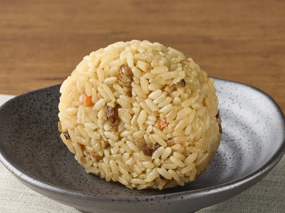 Chinese-style sticky rice onigiri Image