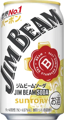 Jim Beam Soda 350ml can