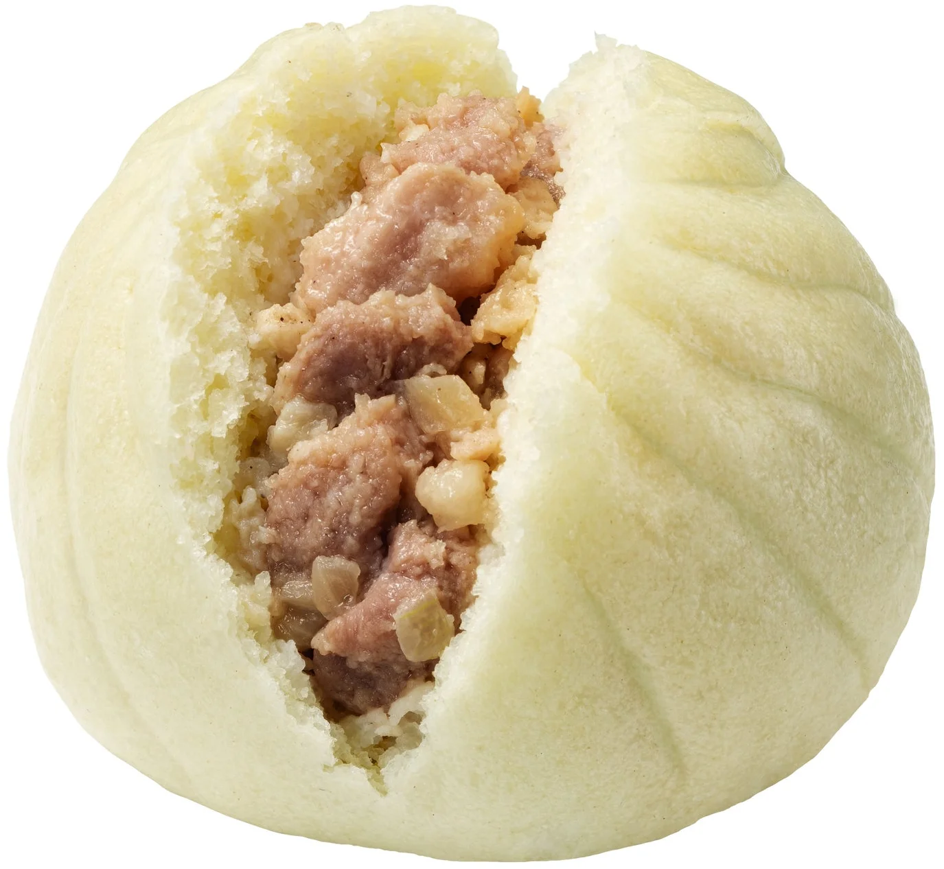 The classic best-selling Black Pork Steamed Bun