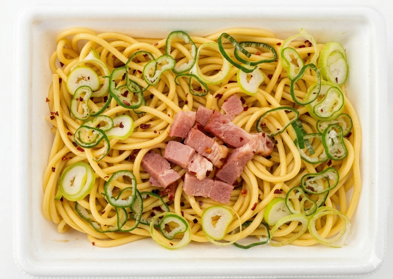 Japanese style Peperoncino with dashi and soy sauce