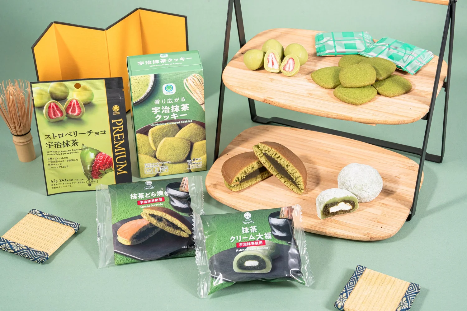 일본 패밀리마트 우지 말차 페어 메인 이미지