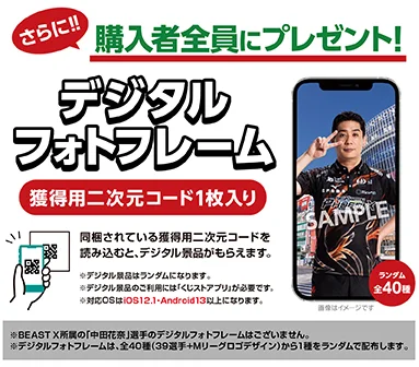 さらに!!購入者全員にプレゼント!デジタルフォトフレーム