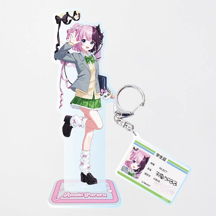 Amaki Pururu x FamilyMart School Uniform Acrylic Goods Set