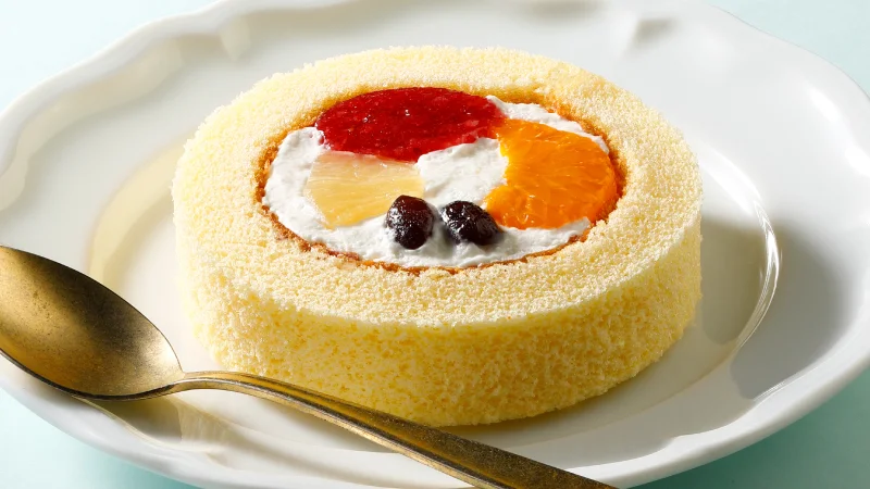 Kyushu area Shirokuma style Shaved Ice flavored Roll Cake