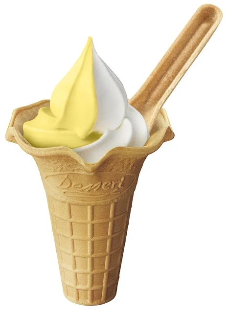 Mixed Soft Serve Cone image