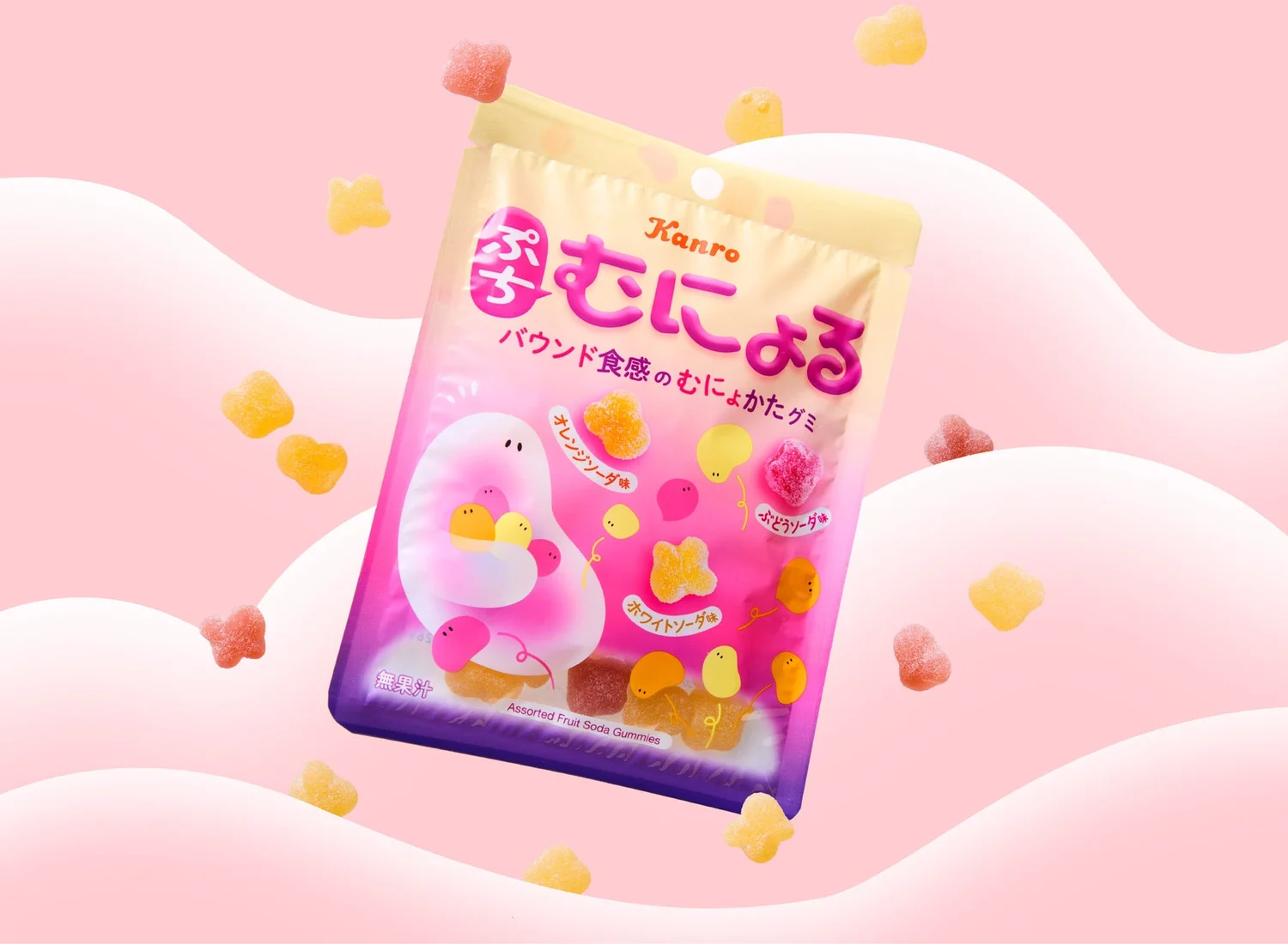 Japanese gummy candy Puchi Munyoru Gummy at FamilyMart