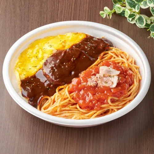 てんこ盛!デミオムライス&ナポリタン