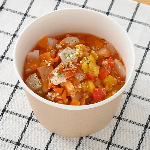 具だくさんのミネストローネ