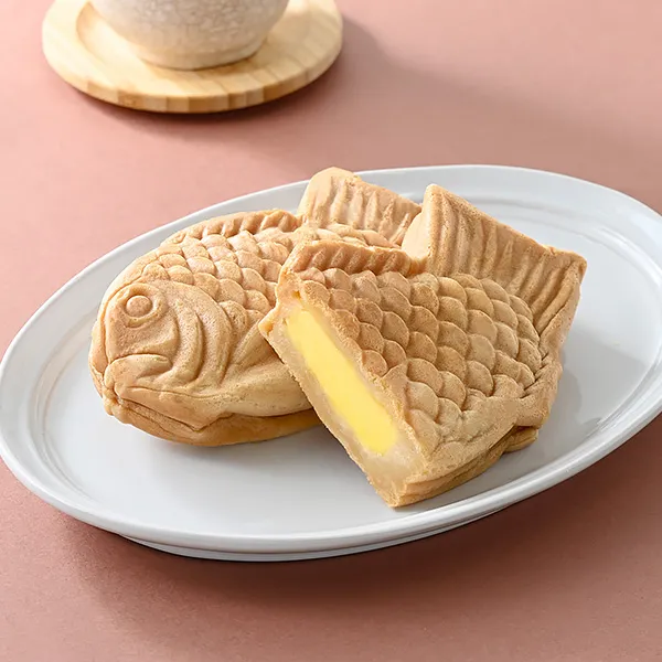 Custard Cream Taiyaki made with Hokkaido Milk