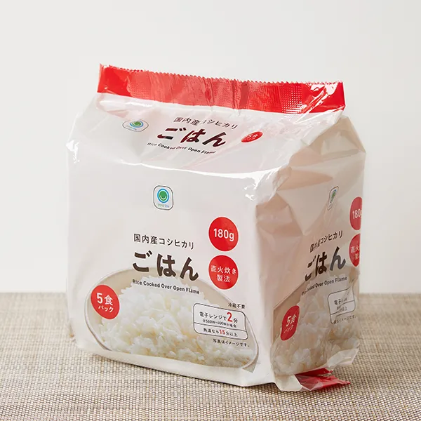 일본산 고시히카리 밥 180g 5개입 팩