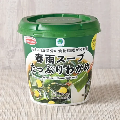 Glass Noodle Soup with Plenty of Wakame