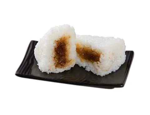 커다란 주먹밥 참치 된장
