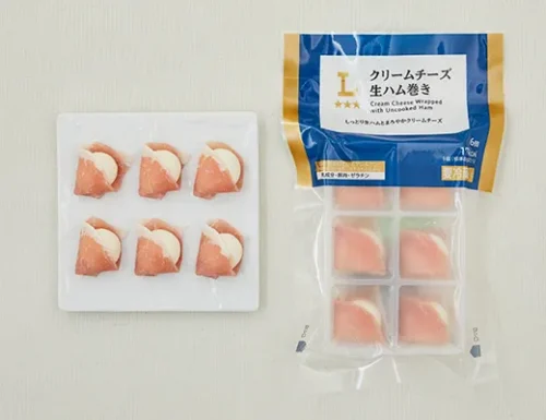 크림치즈 생햄 말이