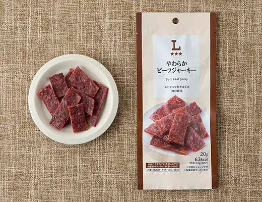 やわらかビーフジャーキー - コンビニDB