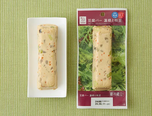 豆腐スティック 蓮根と枝豆