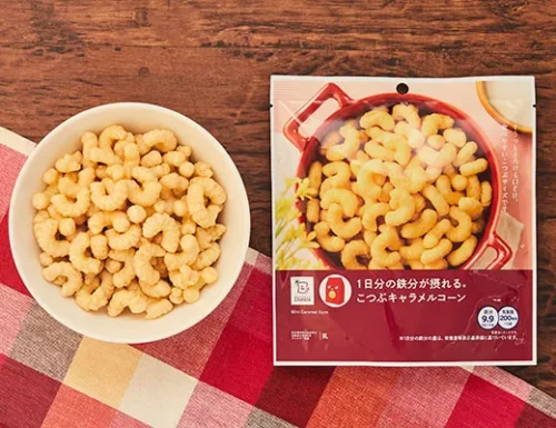 1日分の鉄分が摂れる こつぶキャラメルコーン