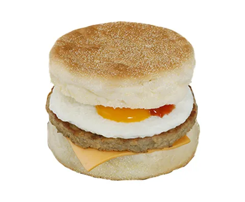 月見マフィンバーガー