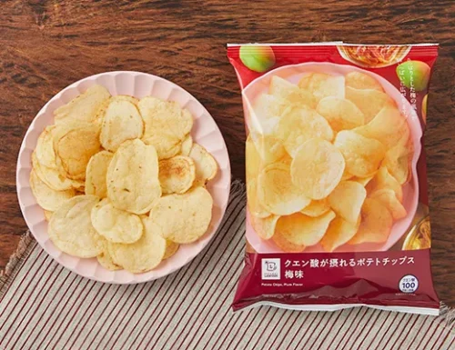 Plum-Flavored Potato Chips with Citric Acid