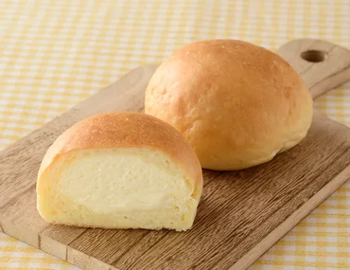 クリームたっぷり! ふわもち冷やしクリームパン カスタードホイップ