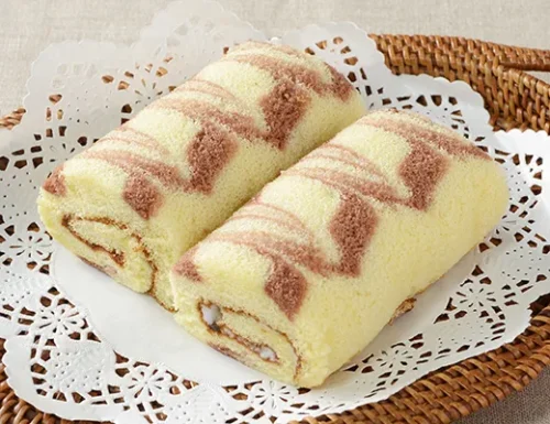 チョコチップ入りロールケーキ 2本入