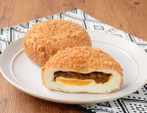Curry Bread with Gooey Soft-Boiled Egg