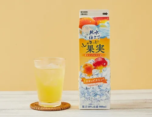 Pure Water-Prepared Crisp Fruit: Orange & Mango