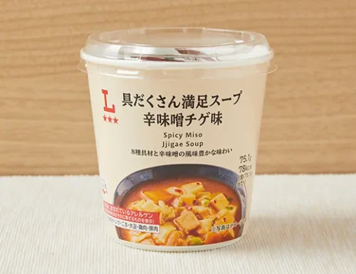건더기 듬뿍 만족 수프 매운 된장 찌개 맛