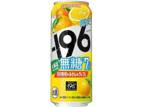 ー196無糖 河内晩柑&みかん&グレフル 500ml