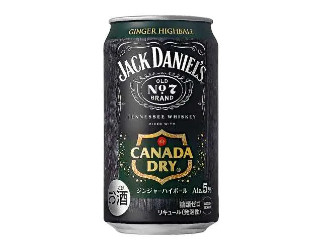 JACK DANIEL’S & CANADA DRY Ginger Highball 350ml