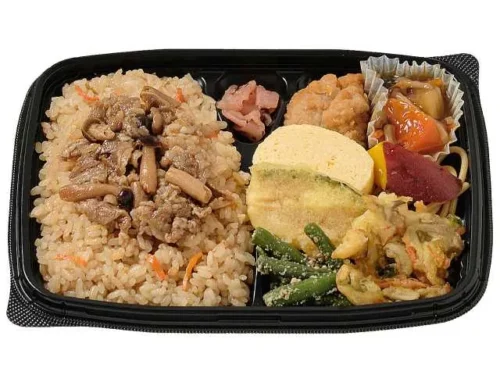 秋の味覚 牛肉きのこ御飯幕の内