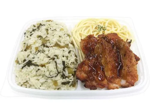 高菜めしと鶏の炙り焼き弁当