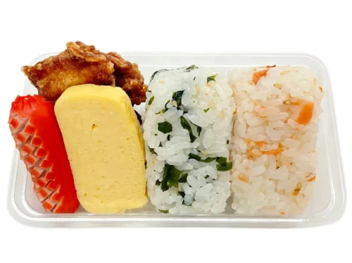 おむすび&おかずセット(わかめ・ごま鮭)