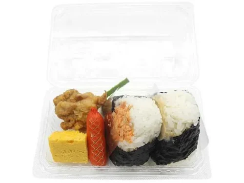 Onigiri & Side Dish Set (Red Salmon & Tuna Mayonnaise)