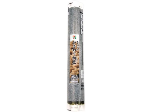 Thin Roll Sushi with Plenty of Ingredients: Crushed Natto