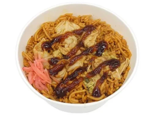 甘辛ソースで炒めた 豚そばめし