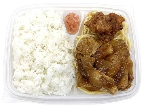 おかずが主役豚焼肉&唐揚げ弁当