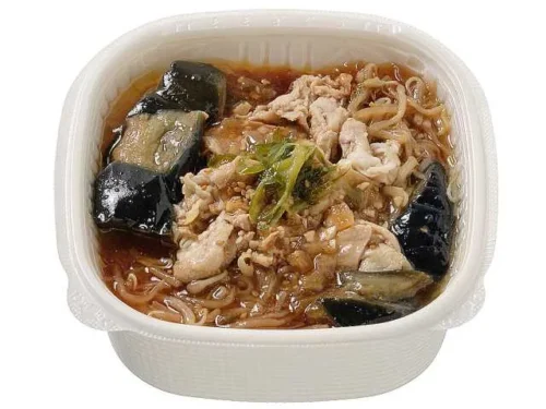 香味だれで食べる 揚げナスと豚しゃぶ丼