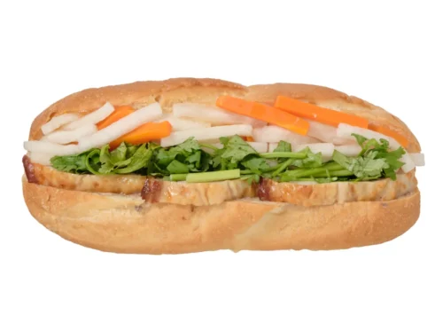 Roast Chicken and Vegetable Banh Mi