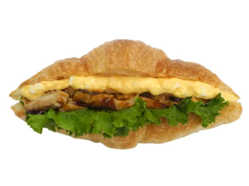 Croissant Sandwich with Teriyaki Chicken & Egg