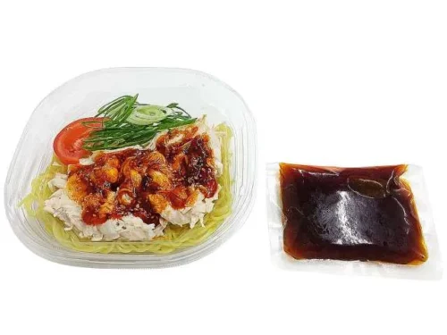 香麻辣油仕立て 四川風よだれ鶏冷し麺
