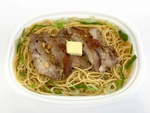 Butter Soy Sauce Pasta with Chicken Steak