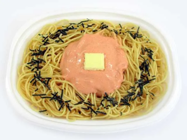 Large Spaghetti with Spicy Cod Roe and Mayonnaise